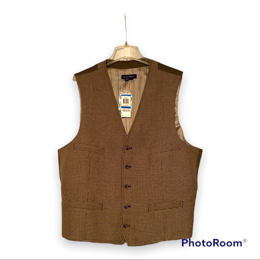 Club Room Earthtone Vest - XL